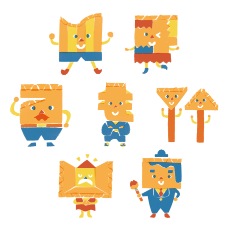 ぐるり図鑑 vol.1 -ダンボール- リーフレット