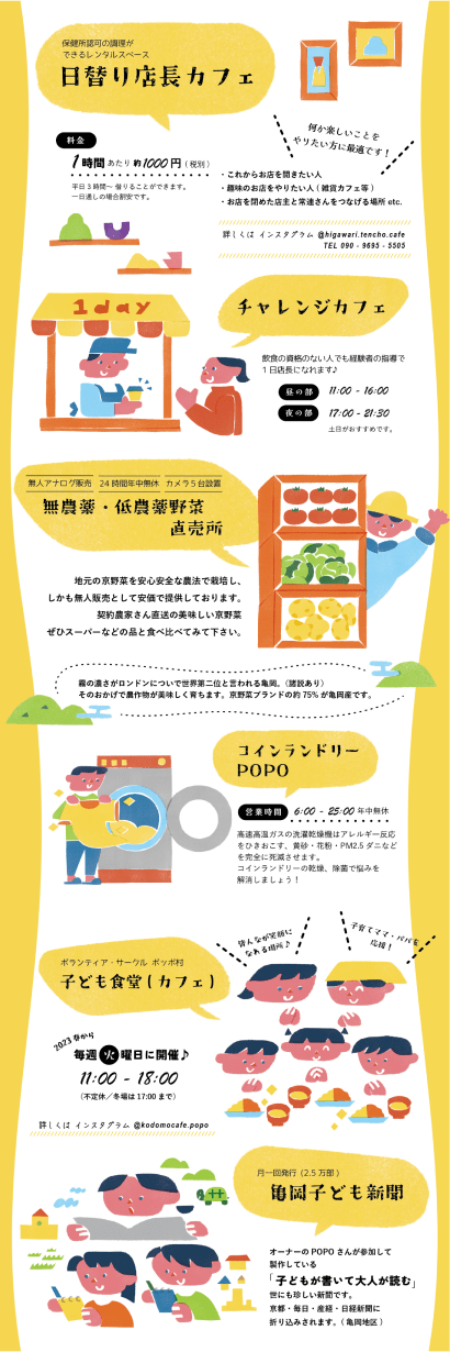 ポポグループ リーフレット